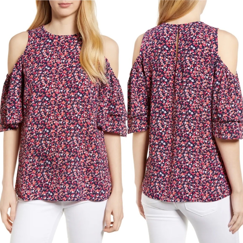 Michael Kors cold shoulder top